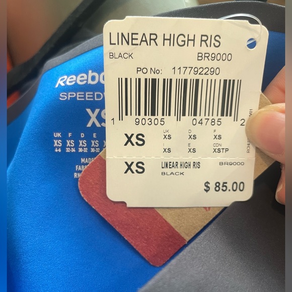 BNWT Reebok high rise training pants - Picture 2 of 3